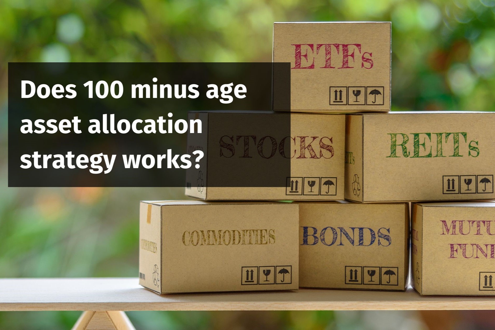 What is 100 minus age asset allocation strategy?